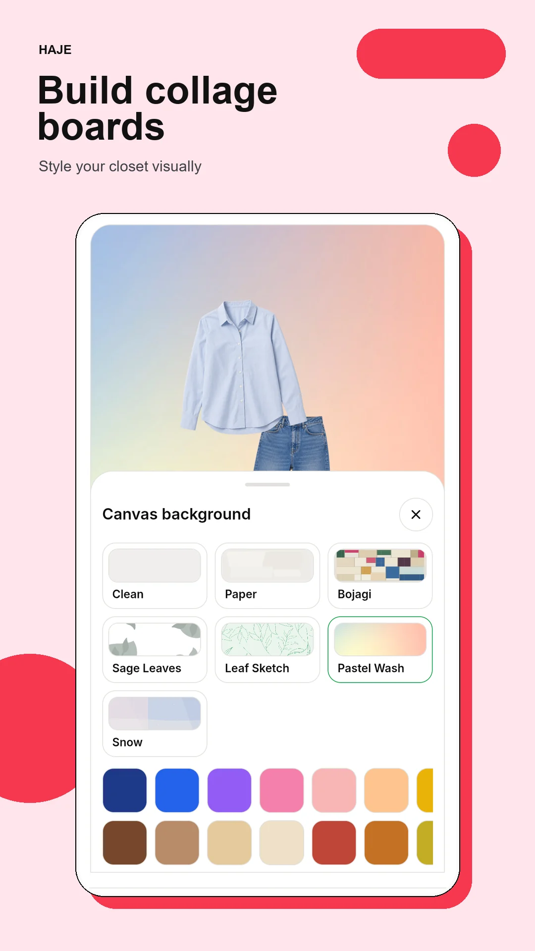 HAJE Collage Boards screen