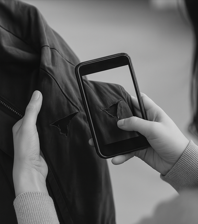 AI-powered clothing repair